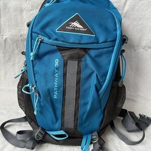 High Sierra Blue and Gray Youth Backpack